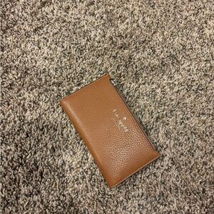 Kate Spade Brown Leather Card Holder
